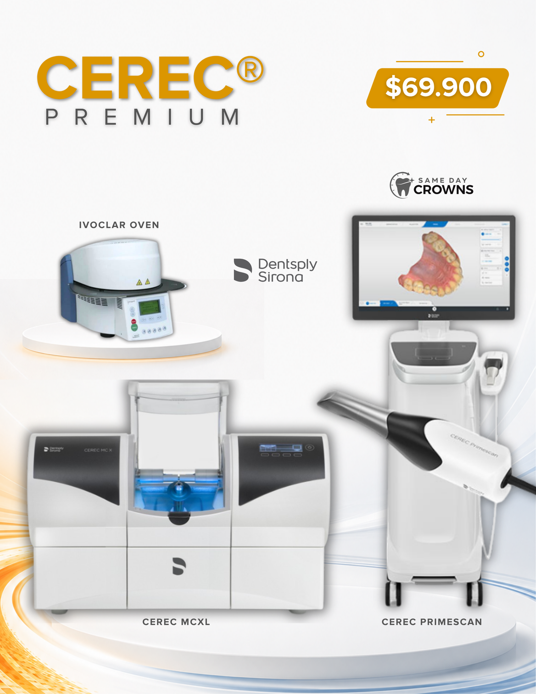 CEREC® Omnibeast - MCXL Milling Unit + Ivoclar Programat Furnace